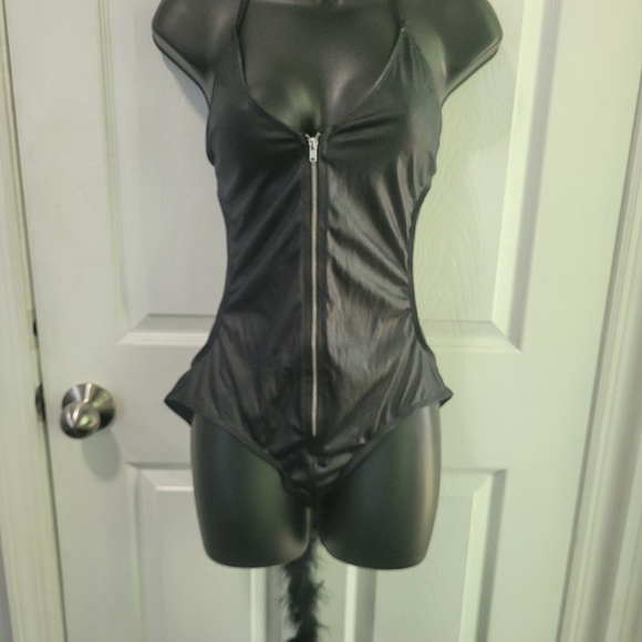 DREAMGIRL Make them purrr in this Feline Fetish black - Picture 3 of 6